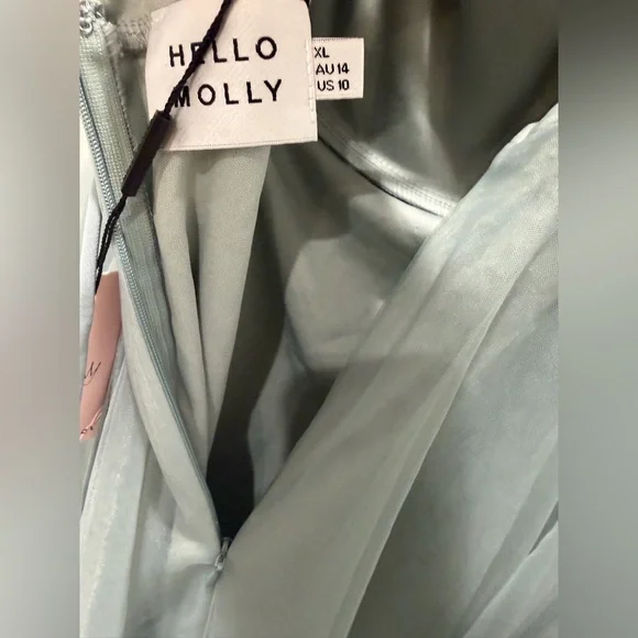 NWT - Hello Molly Tulle Gown in Sage - Picture 10 of 16